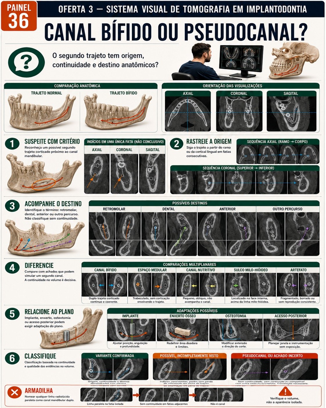 Painel de CBCT aplicada à Implantodontia